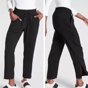 Athleta Metropolis Black Straight Leg Pant Size 0 Black NWT